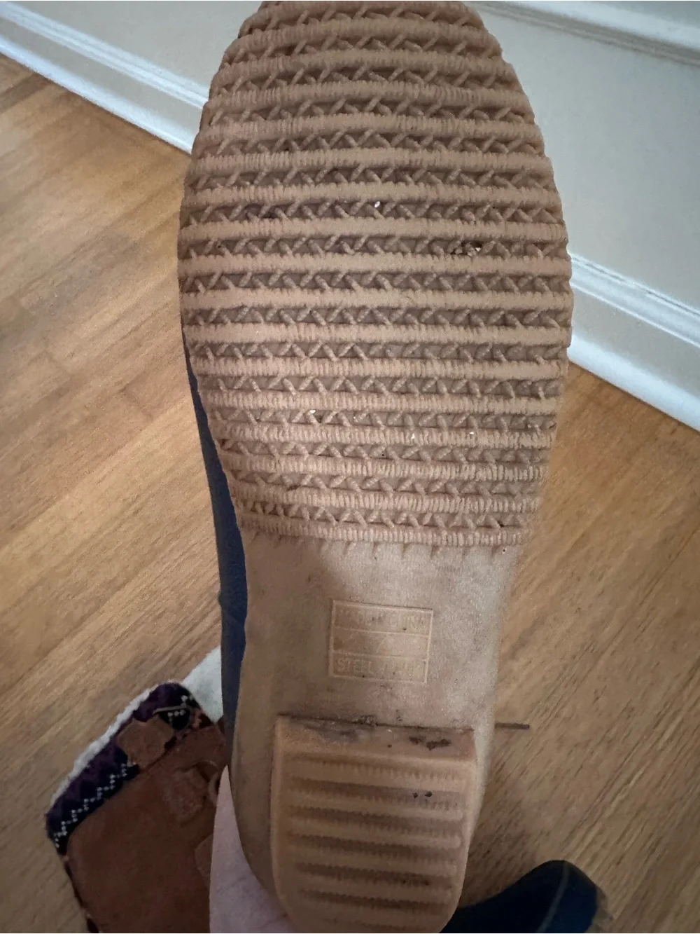 Khombu Women’s Vail 7 Duck Boots Blue Suede Fair Isle Fleece Lined Snow Boots